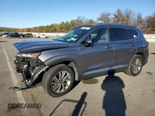 2019 Hyundai Santa Fe Ultimate with VIN 5NMS5CAD4KH041408, listed as a Copart auction lot 80168674 with 0 mi miles and Salvage Title. Bid and sale history available at carsss.com. Image 1.