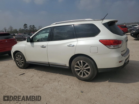 2015 Nissan Pathfinder S z VIN 5N1AR2MN4FC645328, wystawiony jako Copart lot #48508075 z przebiegiem 213 911 mil mil oraz Szkoda całkowita • Salvage title. Historia ofert i sprzedaży dostępna na DreamBid. Obrazek 2.