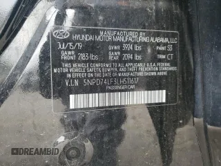 2020 Hyundai Elantra SE z VIN 5NPD74LF3LH511617, wystawiony jako Copart lot #52430145 z przebiegiem 111 047 mil mil oraz Szkoda całkowita • Salvage title. Historia ofert i sprzedaży dostępna na DreamBid. Obrazek 12.
