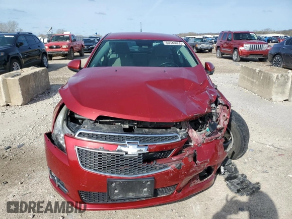 2013 Chevrolet Cruze 1LT with VIN 1G1PC5SB1D7102561, listed as a Copart auction lot 50943055 with 182,048 mi miles and Salvage Title. Bid and sale history available at DreamBid. Image 5.