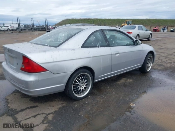 2001 Honda Civic EX with VIN 1HGEM229X1L115109, listed as a IAAI auction lot 41496363 with 227,728 mi miles. Bid and sale history available at carsss.com. Image 4.