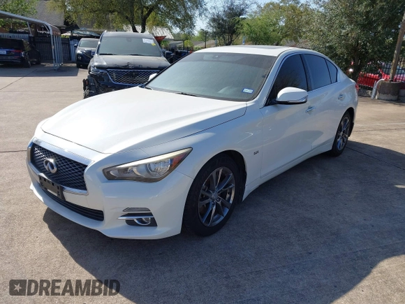 2017 Infiniti Q50 Signature Edition with VIN JN1EV7AP3HM738779, listed as a IAAI auction lot 41870416 with 129,694 mi miles and . Bid and sale history available at DreamBid. Image 23.