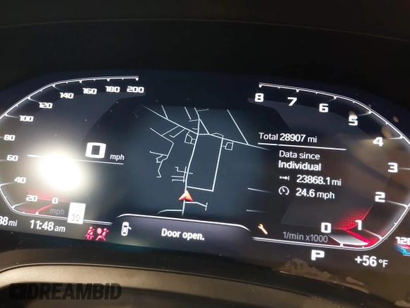 2022 BMW 4 Series 430i xDrive with VIN WBA73AP04NCK88044, listed as a IAAI auction lot 41577730 with 28,907 mi miles and . Bid and sale history available at DreamBid. Image 7.