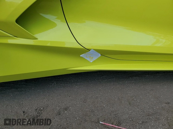 2022 Chevrolet Corvette 1LT with VIN 1G1YA2D40N5116990, listed as a Copart auction lot 84596974 with Not provided miles and Non repairable. Bid and sale history available at DreamBid. Image 12.