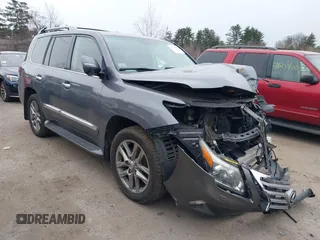 2014 Lexus LX 570 with VIN JTJHY7AX6E4137344, listed as a IAAI auction lot 41260948 with 108,777 mi miles and . Bid and sale history available at DreamBid. Image 1.
