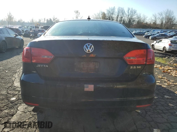 2012 Volkswagen Jetta Sedan SE w/Convenience PZEV with VIN 3VWDP7AJ8CM322350, listed as a Copart auction lot 83039504 with 185,266 mi miles and Salvage Title. Bid and sale history available at carsss.com. Image 6.