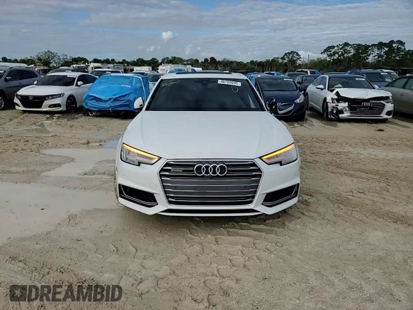 2017 Audi A4 Prestige with VIN WAUFNAF43HN011808, listed as a Copart auction lot 46702035 with 98,205 mi miles and Salvage Title. Bid and sale history available at carsss.com. Image 11.