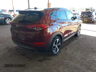 2016 Hyundai Tucson Limited with VIN KM8J33A21GU069937, listed as a IAAI auction lot 41861070 with 126,716 mi miles. Bid and sale history available at carsss.com. Image 4.
