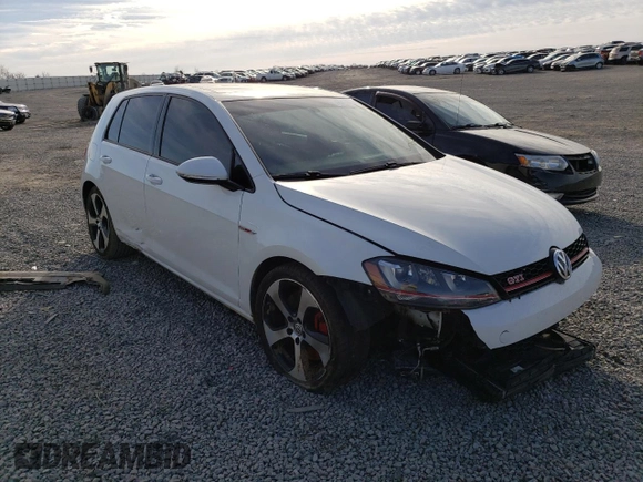2015 Volkswagen Golf GTI Autobahn w/Performance Pkg with VIN 3VW447AU5FM056177, listed as a Copart auction lot 42242223 with 79,551 mi miles. Bid and sale history available at carsss.com. Image 4.
