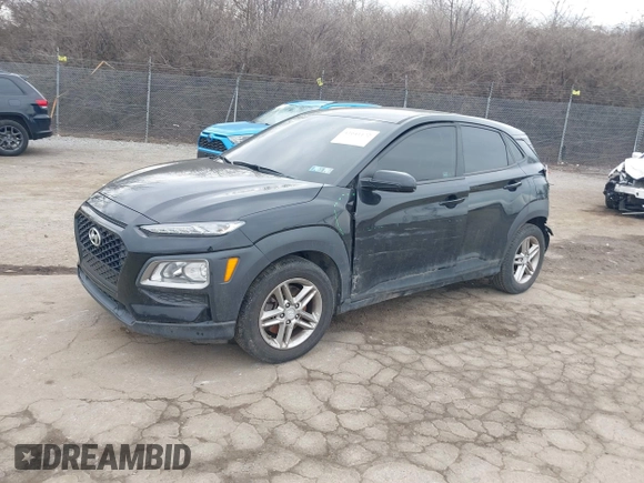 2018 Hyundai Kona SE with VIN KM8K1CAA9JU081990, listed as a IAAI auction lot 41641172 with 79,396 mi miles. Bid and sale history available at carsss.com. Image 2.