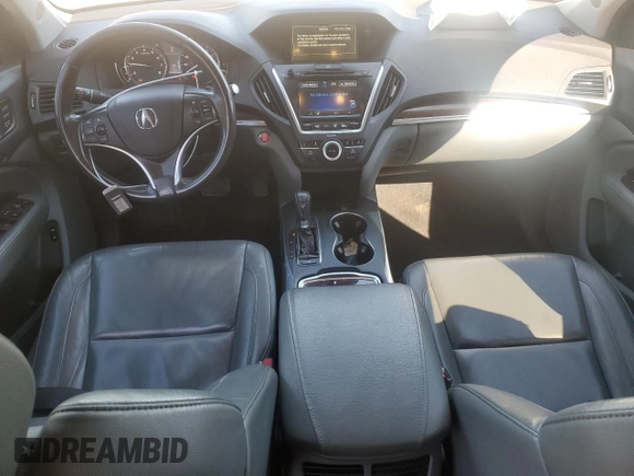 2015 Acura MDX Tech Pkg with VIN 5FRYD3H4XFB013234, listed as a Copart auction lot 46195785 with 156,628 mi miles and Salvage Title. Bid and sale history available at carsss.com. Image 8.