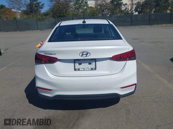2022 Hyundai Accent SE with VIN 3KPC24A61NE178497, listed as a IAAI auction lot 41814752 with 21,267 mi miles. Bid and sale history available at carsss.com. Image 16.