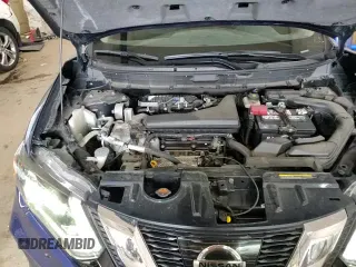 2017 Nissan Rogue SV with VIN 5N1AT2MV4HC781706, listed as a Copart auction lot 80742225 with 43,184 mi miles and Salvage title. Bid and sale history available at DreamBid. Image 14.