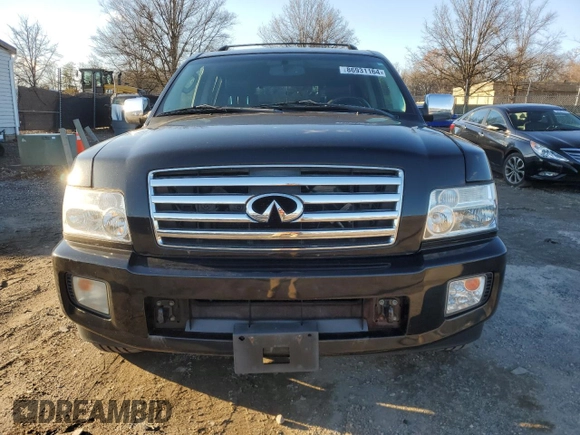2007 Infiniti QX56 with VIN 5N3AA08C37N806379, listed as a Copart auction lot 86931164 with 276,986 mi miles and Clean Title. Bid and sale history available at carsss.com. Image 5.