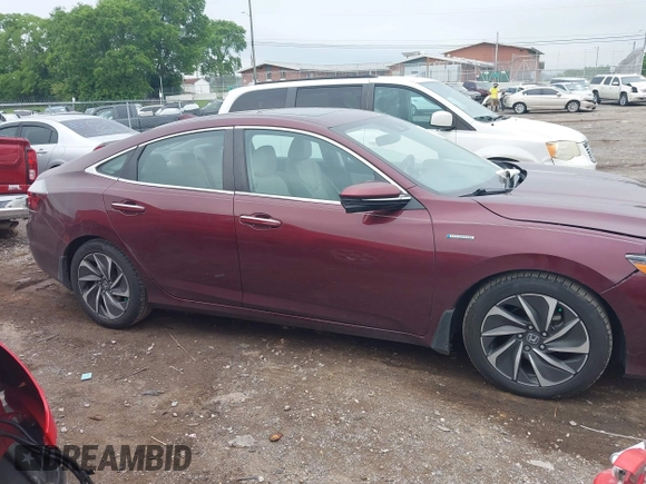 2020 Honda Insight Touring z VIN 19XZE4F93LE010040, wystawiony jako IAAI lot #42240572 z przebiegiem 52 299 mil mil oraz . Historia ofert i sprzedaży dostępna na DreamBid. Obrazek 13.