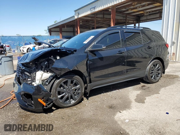2023 Chevrolet Equinox RS with VIN 3GNAXMEG3PL250625, listed as a Copart auction lot 48932705 with 43,024 mi miles and Non repairable. Bid and sale history available at DreamBid. Image 1.