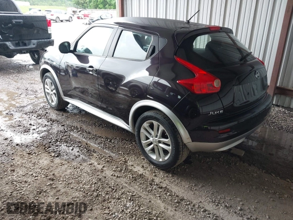 2014 Nissan Juke S with VIN JN8AF5MV3ET363389, listed as a IAAI auction lot 42125413 with 65,525 mi miles. Bid and sale history available at carsss.com. Image 3.