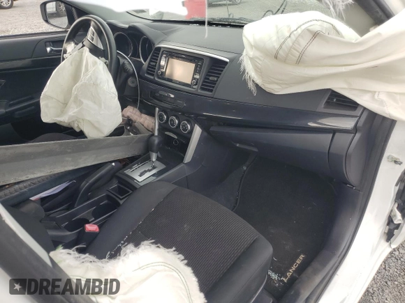 2017 Mitsubishi Lancer ES with VIN JA32U2FU4HU006132, listed as a Copart auction lot 79801074 with 66,427 mi miles and Salvage Title. Bid and sale history available at DreamBid. Image 8.