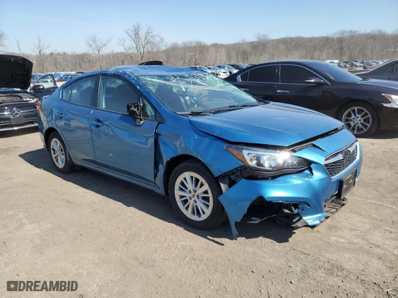 2018 Subaru Impreza Premium with VIN 4S3GKAB67J3620862, listed as a Copart auction lot 48149745 with 0 mi miles and Salvage Title. Bid and sale history available at carsss.com. Image 4.