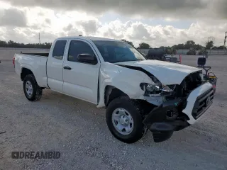 2023 Toyota Tacoma SR with VIN 3TYRX5GN3PT071058, listed as a Copart auction lot 62733165 with 28,441 mi miles and Salvage title. Bid and sale history available at DreamBid. Image 4.