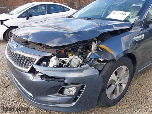2014 Kia Optima Hybrid LX with VIN KNAGM4AD0E5064574, listed as a IAAI auction lot 41773748 with 250,994 mi miles. Bid and sale history available at carsss.com. Image 6.