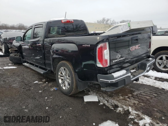 2015 GMC Canyon 4WD SLT with VIN 1GTG6CE35F1236096, listed as a Copart auction lot 44036465 with 55,829 mi miles and Salvage Title. Bid and sale history available at carsss.com. Image 2.