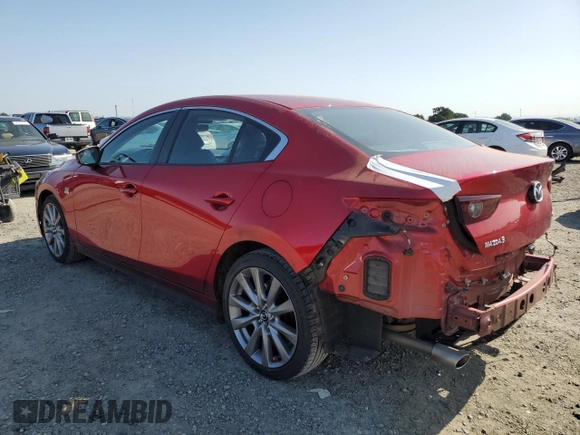 2022 Mazda 3 Carbon Edition z VIN JM1BPACL2N1506916, wystawiony jako Copart lot #54924185 z przebiegiem 71 622 mil mil oraz Szkoda całkowita • Salvage title. Historia ofert i sprzedaży dostępna na DreamBid. Obrazek 2.