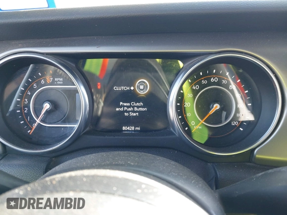 2018 Jeep Wrangler Sport S with VIN 1C4GJXAG0JW156196, listed as a IAAI auction lot 41193078 with 80,428 mi miles and . Bid and sale history available at DreamBid. Image 7.
