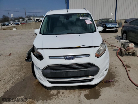 2015 Ford Transit Connect Wagon Titanium with VIN NM0GE9G77F1223725, listed as a Copart auction lot 48683865 with 0 mi miles and Salvage Title. Bid and sale history available at carsss.com. Image 5.