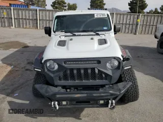 2021 Jeep Wrangler Unlimited Rubicon with VIN 1C4JJXFM6MW818162, listed as a Copart auction lot 42187885 with 34,273 mi miles and Salvage Title. Bid and sale history available at carsss.com. Image 5.