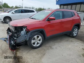 2019 Jeep Compass Latitude with VIN 3C4NJDBB3KT815436, listed as a Copart auction lot 56023625 with 86,529 mi miles and Salvage title. Bid and sale history available at DreamBid. Image 1.