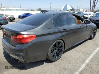 2020 BMW M5 Competition with VIN WBSJF0C02LB449079, listed as a Copart auction lot 68273734 with 0 mi miles and Salvage Title. Bid and sale history available at carsss.com. Image 3.