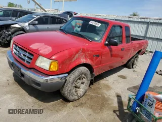 2002 Ford Ranger XLT Appearance with VIN 1FTYR44EX2PA93531, listed as a Copart auction lot 54240695 with 188,430 mi miles and Salvage title. Bid and sale history available at DreamBid. Image 1.