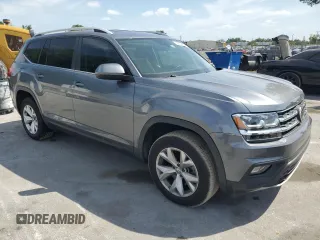 2018 Volkswagen Atlas SE z VIN 1V2DR2CA0JC586902, wystawiony jako Copart lot #54009405 z przebiegiem 87 656 mil mil oraz Szkoda całkowita • Salvage title. Historia ofert i sprzedaży dostępna na DreamBid. Obrazek 4.