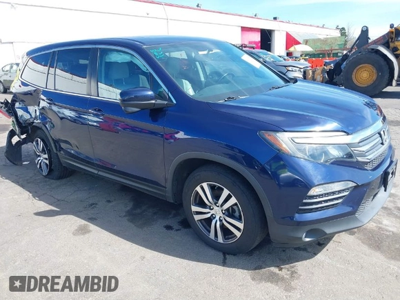 2016 Honda Pilot EX-L with VIN 5FNYF6H5XGB102213, listed as a IAAI auction lot 41861702 with 119,655 mi miles. Bid and sale history available at carsss.com. Image 1.