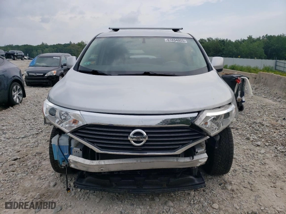2017 Nissan Quest SV with VIN JN8AE2KP3H9169632, listed as a Copart auction lot 61834053 with 110,432 mi miles. Bid and sale history available at carsss.com. Image 5.