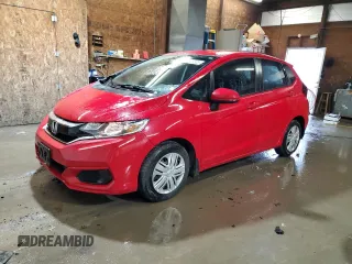 2019 Honda Fit LX with VIN 3HGGK5H46KM753207, listed as a Copart auction lot 61020305 with 25,283 mi miles and Salvage title. Bid and sale history available at DreamBid. Image 1.