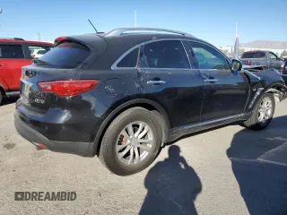 2015 Infiniti QX70 z VIN JN8CS1MU6FM381224, wystawiony jako Copart lot #44370405 z przebiegiem 90 195 mil mil oraz Szkoda całkowita • Salvage title. Historia ofert i sprzedaży dostępna na DreamBid. Obrazek 3.