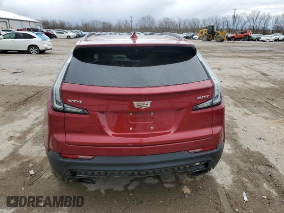 2019 Cadillac XT4 FWD Sport with VIN 1GYFZER46KF154063, listed as a Copart auction lot 49895895 with 51,725 mi miles and Salvage Title. Bid and sale history available at DreamBid. Image 6.