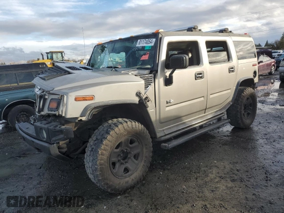 2004 Hummer H2 with VIN 5GRGN23U84H103232, listed as a Copart auction lot 81174054 with 0 mi miles and Clean Title. Bid and sale history available at carsss.com. Image 1.