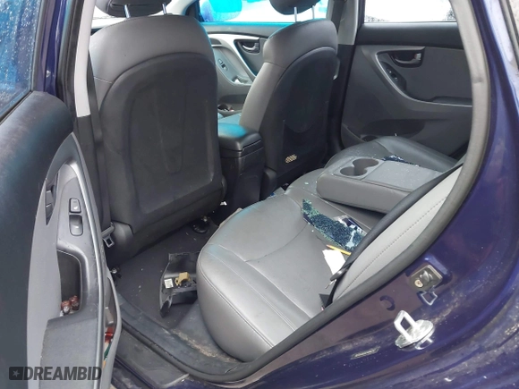 2012 Hyundai Elantra GLS with VIN 5NPDH4AE6CH098292, listed as a IAAI auction lot 41475661 with 94,083 mi miles. Bid and sale history available at carsss.com. Image 8.