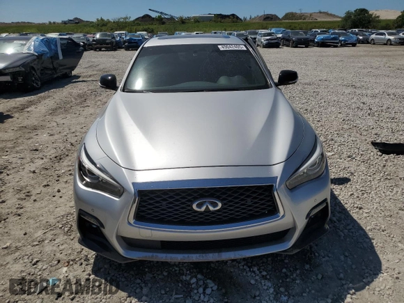 2019 Infiniti Q50 RED SPORT 400 with VIN JN1FV7AP5KM760097, listed as a Copart auction lot 49042405 with 21,056 mi miles and Non Repairable. Bid and sale history available at carsss.com. Image 5.