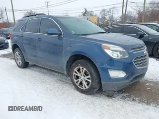 2017 Chevrolet Equinox LT with VIN 2GNALCEK4H6254800, listed as a IAAI auction lot 41281805 with 91,966 mi miles. Bid and sale history available at carsss.com. Image 1.