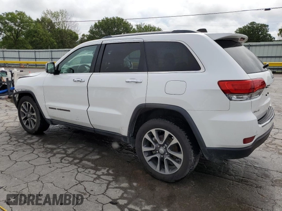 2018 Jeep Grand Cherokee Limited with VIN 1C4RJFBG4JC139971, listed as a Copart auction lot 61554145 with 116,802 mi miles and Salvage title. Bid and sale history available at DreamBid. Image 2.