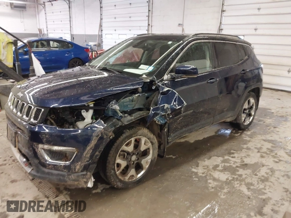 2018 Jeep Compass Limited с VIN 3C4NJDCB9JT175536, выставлен на аукционе IAAI как лот 41990061 с пробегом 51 471 миль миль и . История ставок и продаж доступна на DreamBid. Изображение 2.