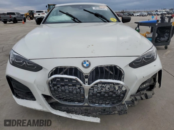 2022 BMW 4 Series 430i xDrive with VIN WBA73AP03NCJ86492, listed as a Copart auction lot 45184625 with Not Provided miles and Clean Title. Bid and sale history available at DreamBid. Image 5.