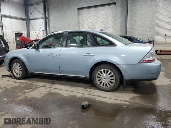 2008 Mercury Sable with VIN 1MEHM40W08G608525, listed as a Copart auction lot 41469845 with 31,056 mi miles and Salvage title. Bid and sale history available at DreamBid. Image 2.