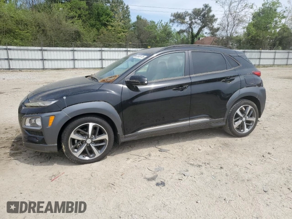 2018 Hyundai Kona Limited with VIN KM8K33A54JU106548, listed as a Copart auction lot 52609175 with 6,800 mi miles and Salvage Title. Bid and sale history available at carsss.com. Image 1.