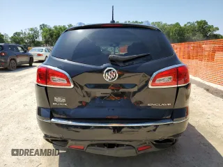 2017 Buick Enclave Leather with VIN 5GAKRBKD9HJ105122, listed as a Copart auction lot 54020875 with 33,457 mi miles and Salvage Title. Bid and sale history available at carsss.com. Image 6.