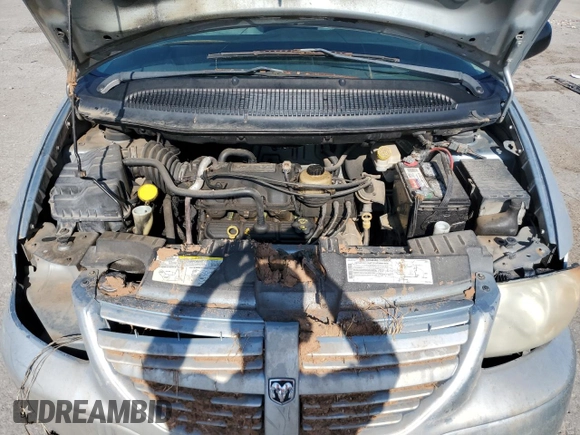 2005 Dodge Caravan SXT with VIN 1D4GP45R15B164848, listed as a Copart auction lot 60556715 with 184,316 mi miles and Non repairable. Bid and sale history available at DreamBid. Image 12.